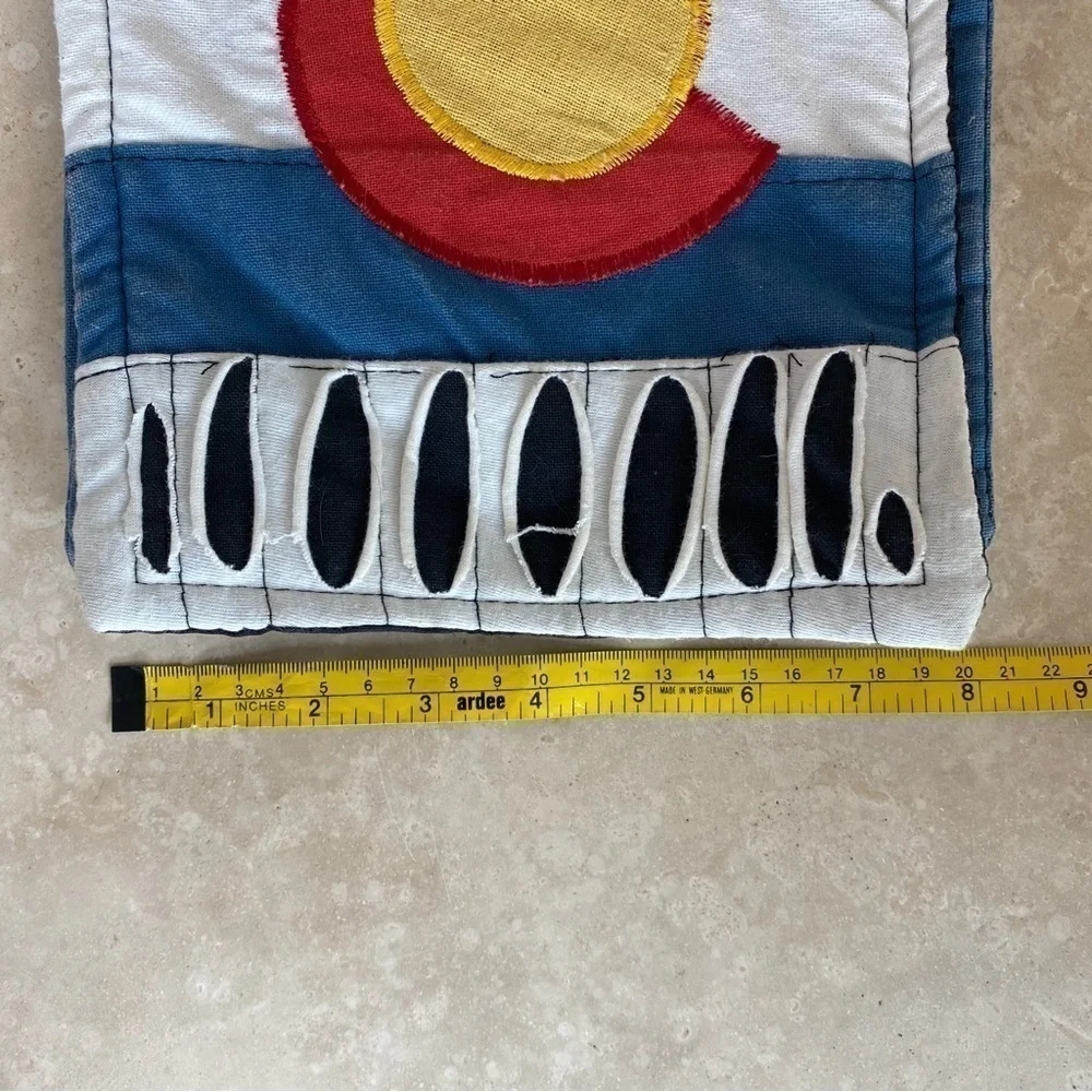 Colorado Flag Themed small to medium sized shoulder bag by Rising International.